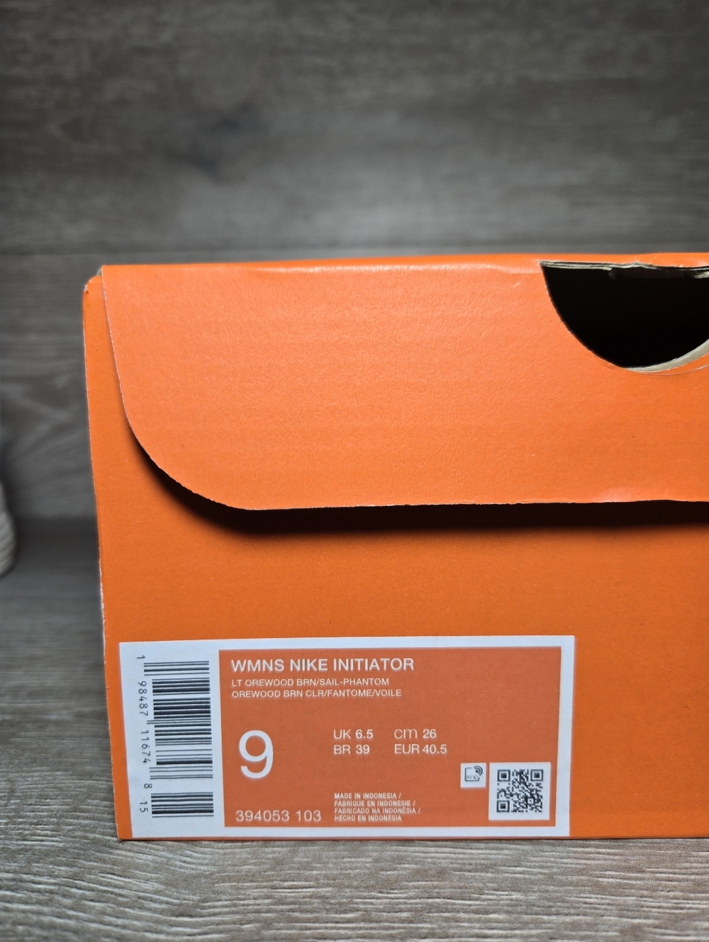 Nike Initiator Running Shoes Light Orewood Brown / Sail 394053-103 Womens Size 9 - Picture 7 of 7